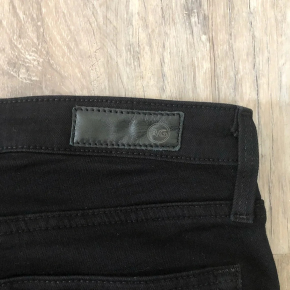 ! adriano goldschmied prima mid rise ankle cigarette jeans in super blac… - Picture 9 of 9